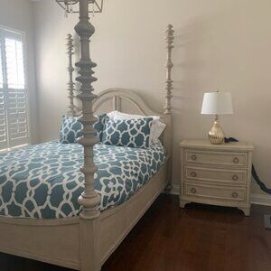 Teal Queen/Full Duvet Cover & Shams by Crane & Canopy